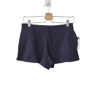 REEF Black Beachy Rib Pull On Short Size S